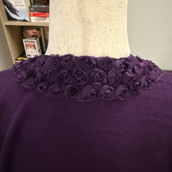 Cyrus Purple Women's Cardigan Sweater - Picture 3 of 5